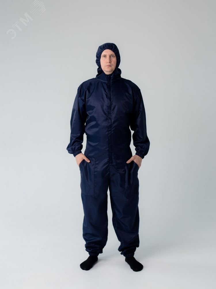 Изображение товара Малярный многоразовый защитный комбинезон с капюшоном 3XL/56-58/188-194