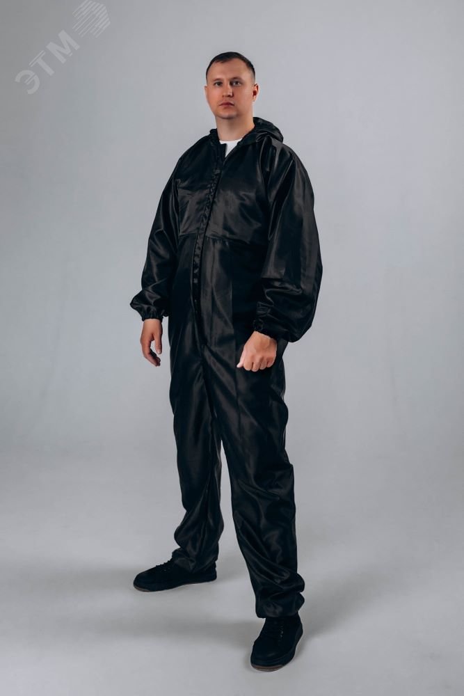 Изображение товара Малярный многоразовый комбинезон Мастер -1, черный, размер M (48-50) от производителя