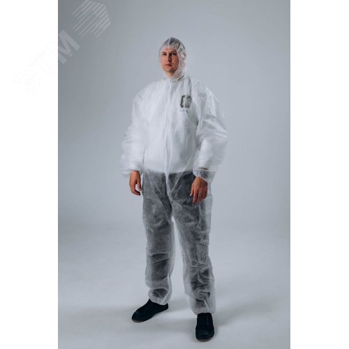 Изображение товара Комбинезон защитный плотность 40 г/м2, р. 4XL/180-188 (шт)