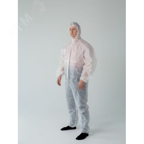 Изображение товара Комбинезон защитный плотность 40 г/м2 ламинированный, р. 4XL/180-188 (шт)