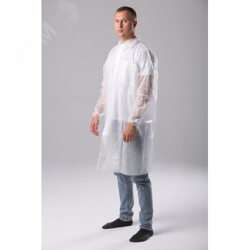 Изображение товара Халат процедурный защитный плотностью 30 г/м2, размер 4XL (шт)