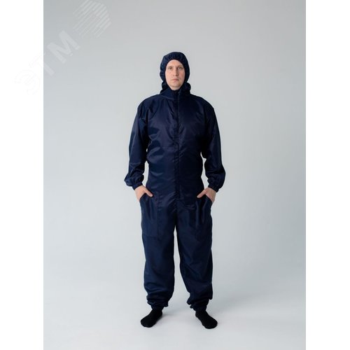 Изображение товара Комбинезон малярный многоразовый синий р. XL/52-54/182-188 (шт)