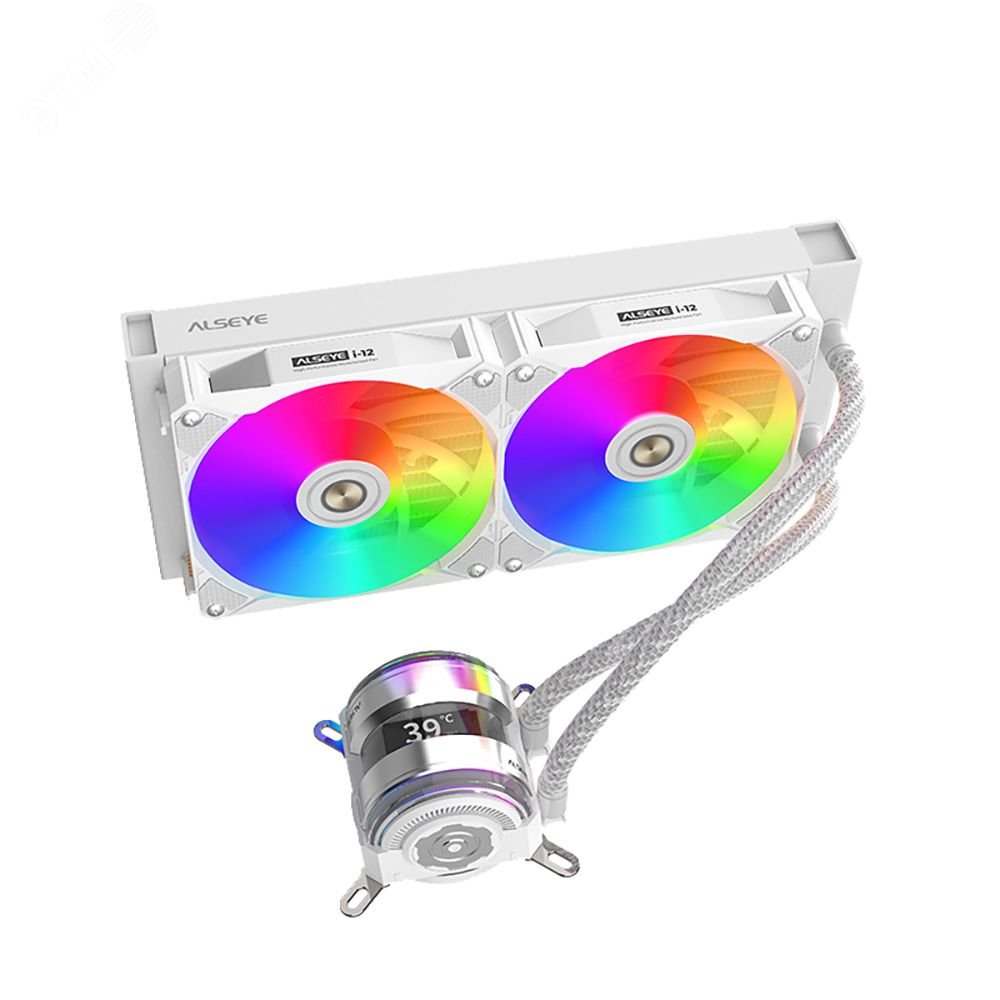 Изображение товара Система жидкостного охлаждения i240-W, 240 мм, белая, вентилятор 120 мм (шт)