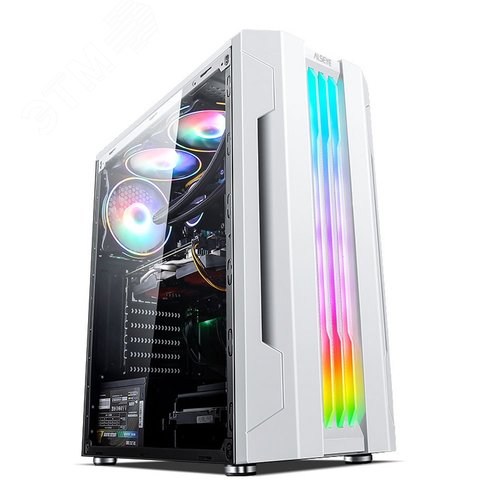 Изображение товара Корпус для ПК Auro 3.0-W, Mini Tower, ATX/mATX/mITX, белый, без БП (шт)