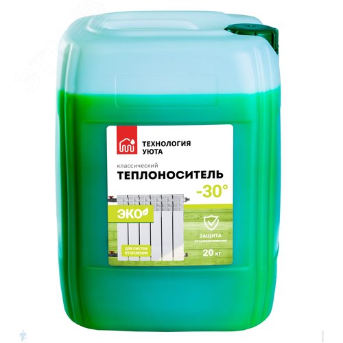 Изображение товара Теплоноситель Технология Уюта ЭКО - 30 20 кг пропиленгликоль (шт)
