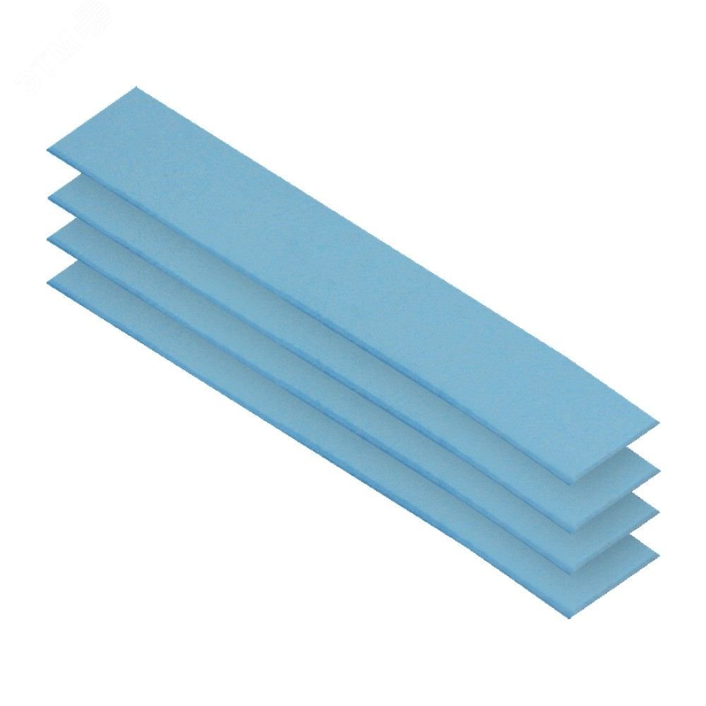 Изображение товара Комплект термопрокладок TP-3, размер 120x20 мм, толщина 1,0 мм, 4 штуки (шт)