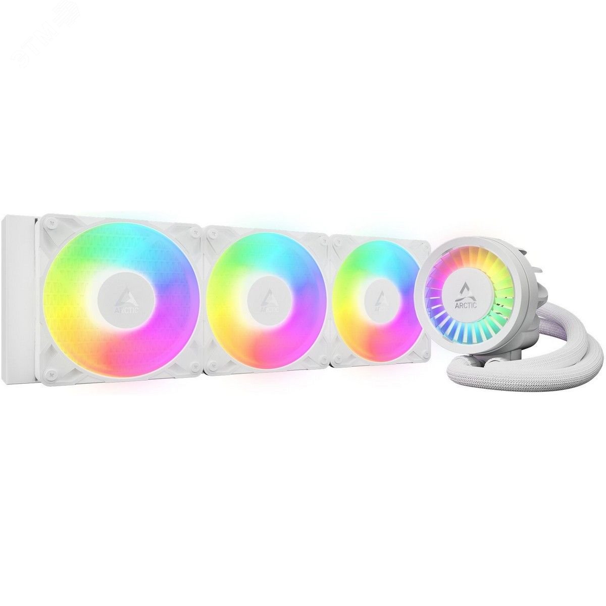 Изображение товара Система жидкостного охлаждения Liquid Freezer III Pro 360 A-RGB White, 360мм радиатор, RGB, белый (шт)