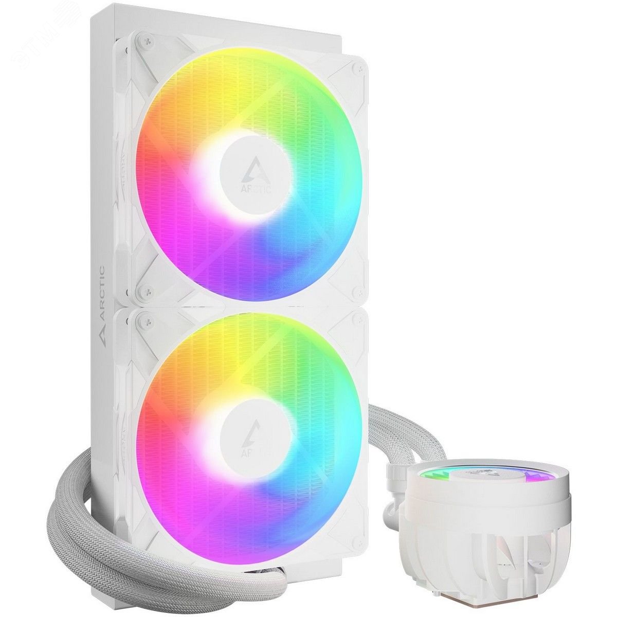 Изображение товара Система жидкостного охлаждения Liquid Freezer III Pro 280 A-RGB White, 280мм радиатор, RGB, белый (шт)