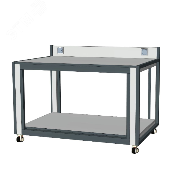 Изображение товара Стол лабораторный Laboratoroff 1200x825x750/870 с ЛДСП 16 мм и 2 розетки