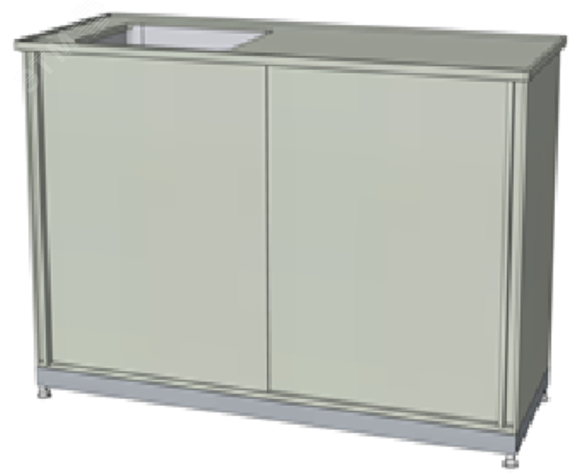 Изображение товара Мойка лабораторная кислотостойкая полипропиленовая 1500х600х900 мм Laboratoroff