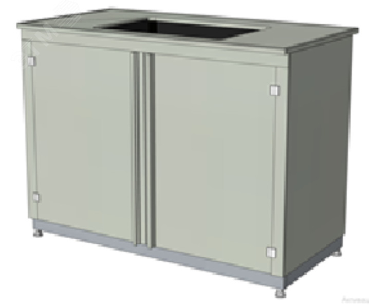 Изображение товара Мойка лабораторная кислотостойкая полипропиленовая 1300x680x900 черная