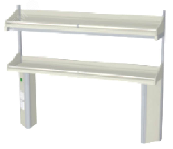 Изображение товара Надстройка лабораторная кислотостойкая полипропиленовая, 1200х250х1000 (шт)
