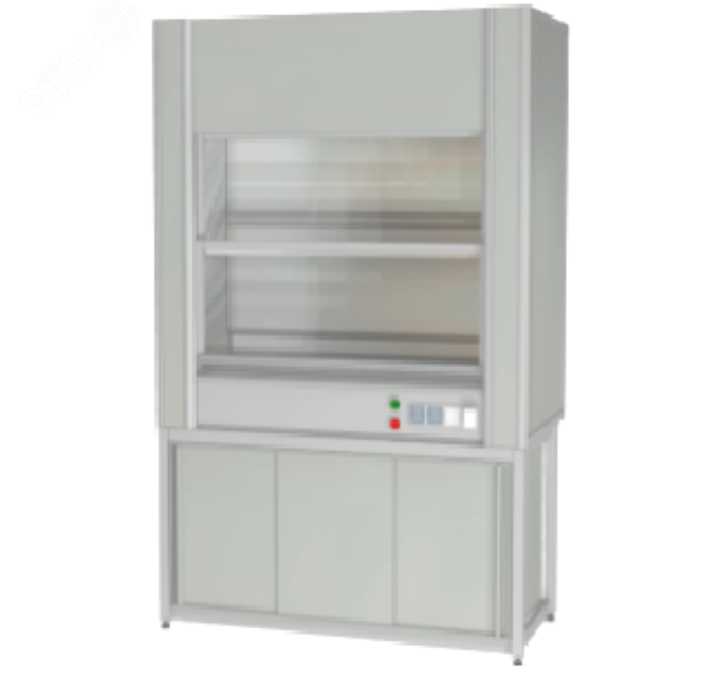 Изображение товара Шкаф вытяжной кислотостойкий ПП.ШВ.153.П16