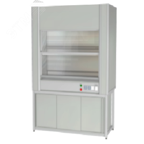 Изображение товара Шкаф вытяжной кислотостойкий полипропиленовый, 1535х750х2150 (пластик 16 мм) (шт)