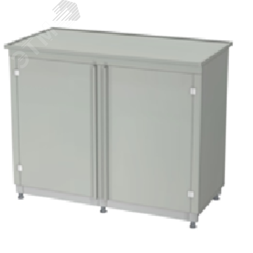 Изображение товара Тумба лабораторная кислотостойкая полипропиленовая, 1200х600х910 (шт)