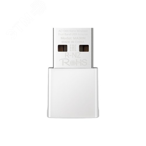 Изображение товара Адаптер USB MA30N сверхкомпактный двухдиапазонный Wi-Fi AC1300 (шт)