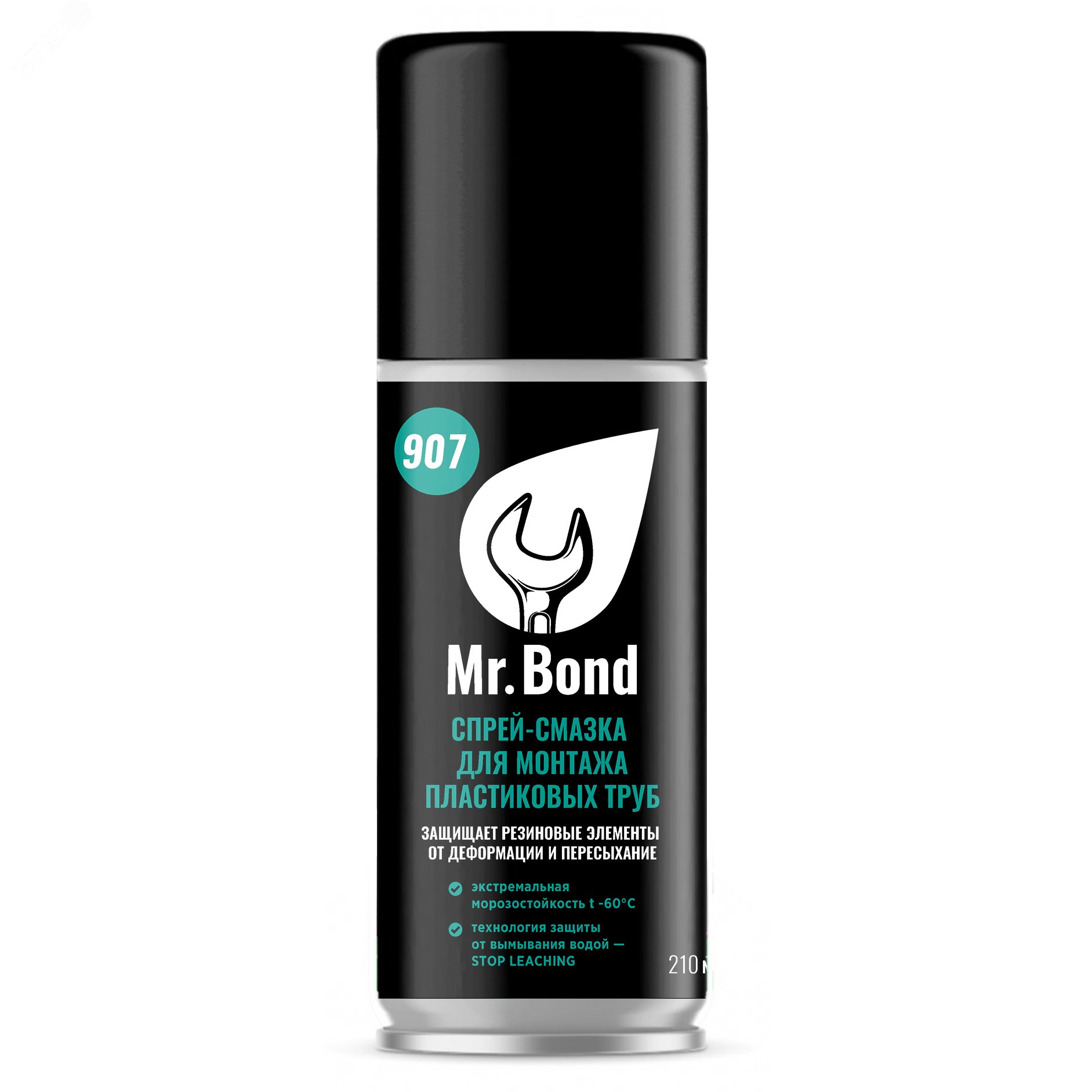 Изображение товара Спрей-смазка для монтажа пластиковых труб ПВХ Mr.Bond 907, 210г