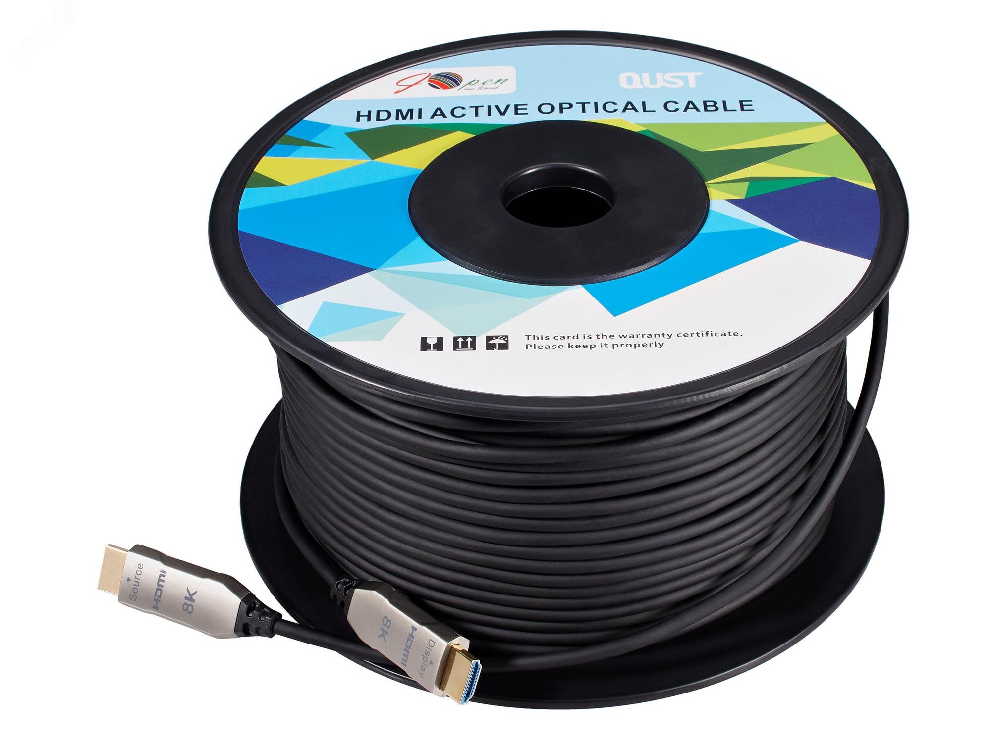 Изображение товара Активный HDMI 2.1 оптический кабель 19 м, 8K@60Hz, 48 Гбит/с, iOpen