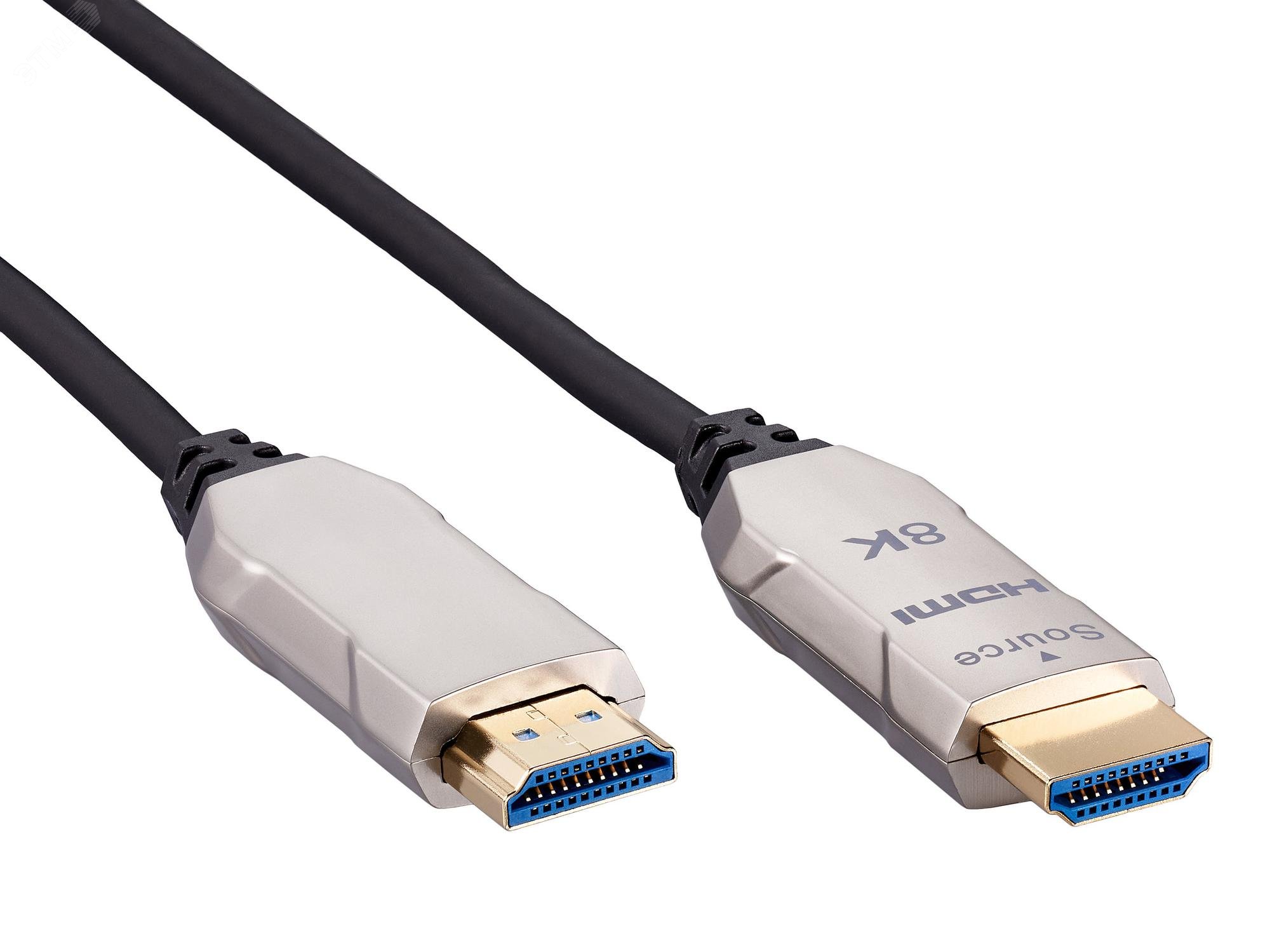 Изображение товара Активный оптический кабель HDMI v2.1 19M на 19M, 8K@60 Hz, 5м. (шт)