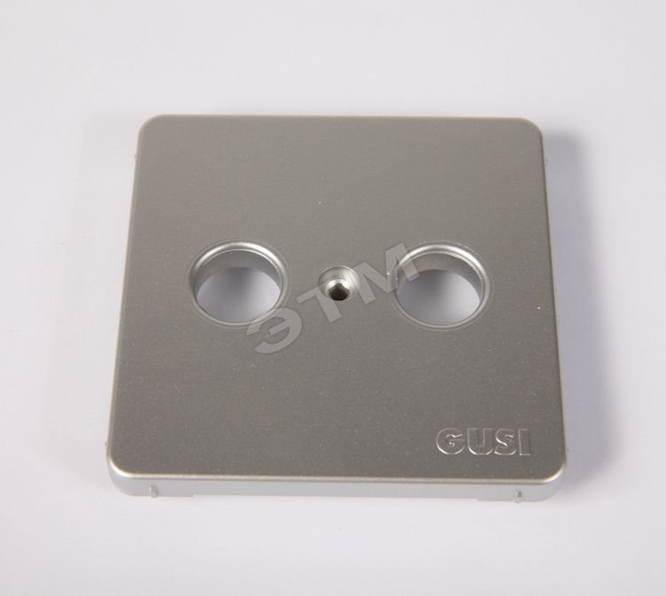 Изображение товара Накладка для телевизионной TV розетки серебро (шт)