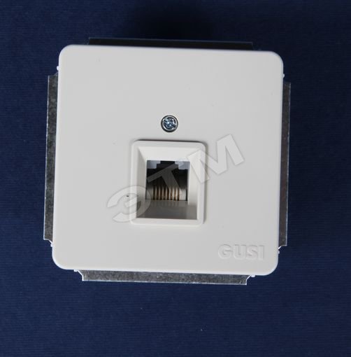 Изображение товара Розетка компьютерная в рамке бежевая серия Extra IP20 GUSI ELECTRIC