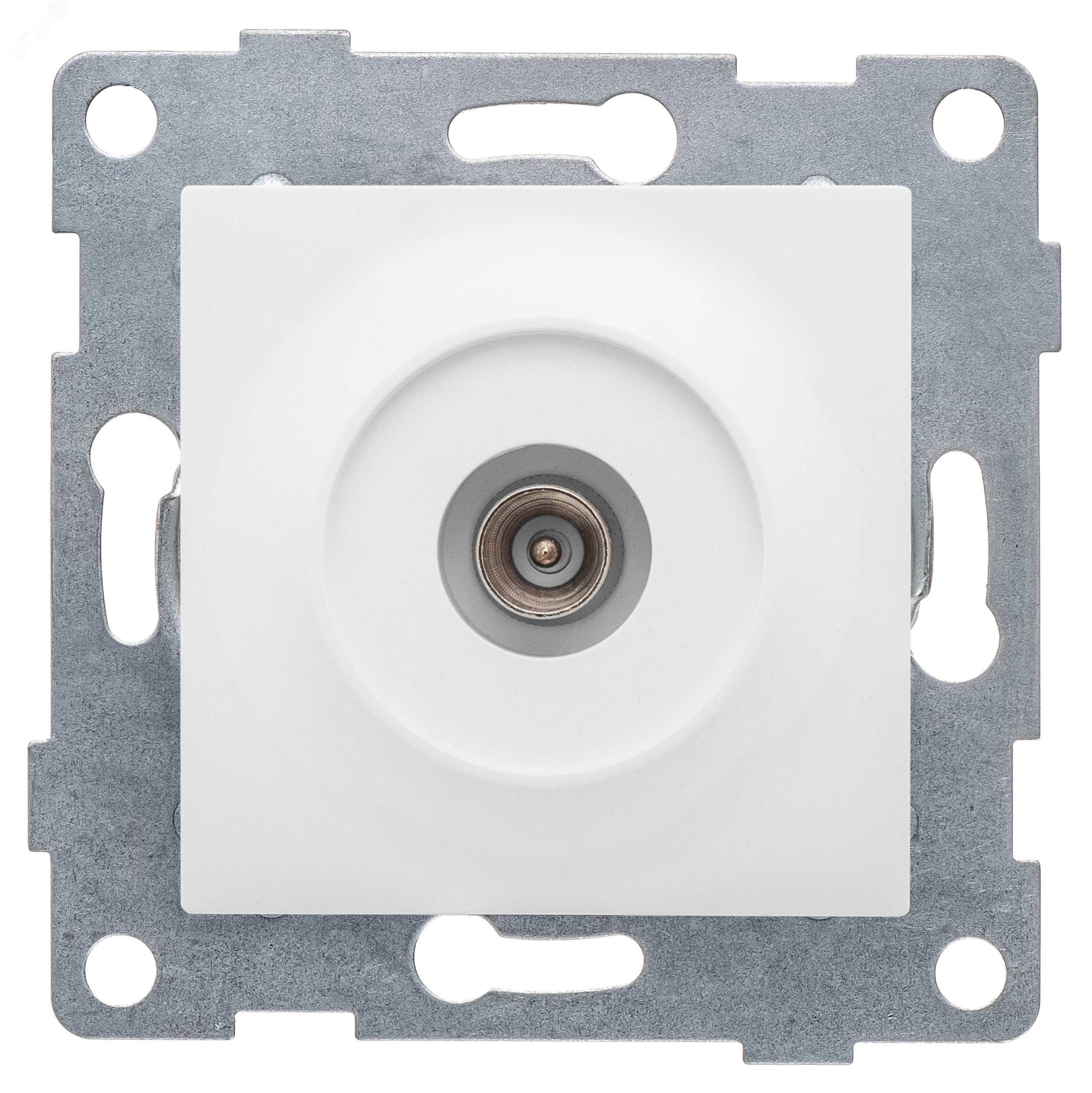 Изображение товара Розетка антенная Ugra, жемчуг, одинарный механизм