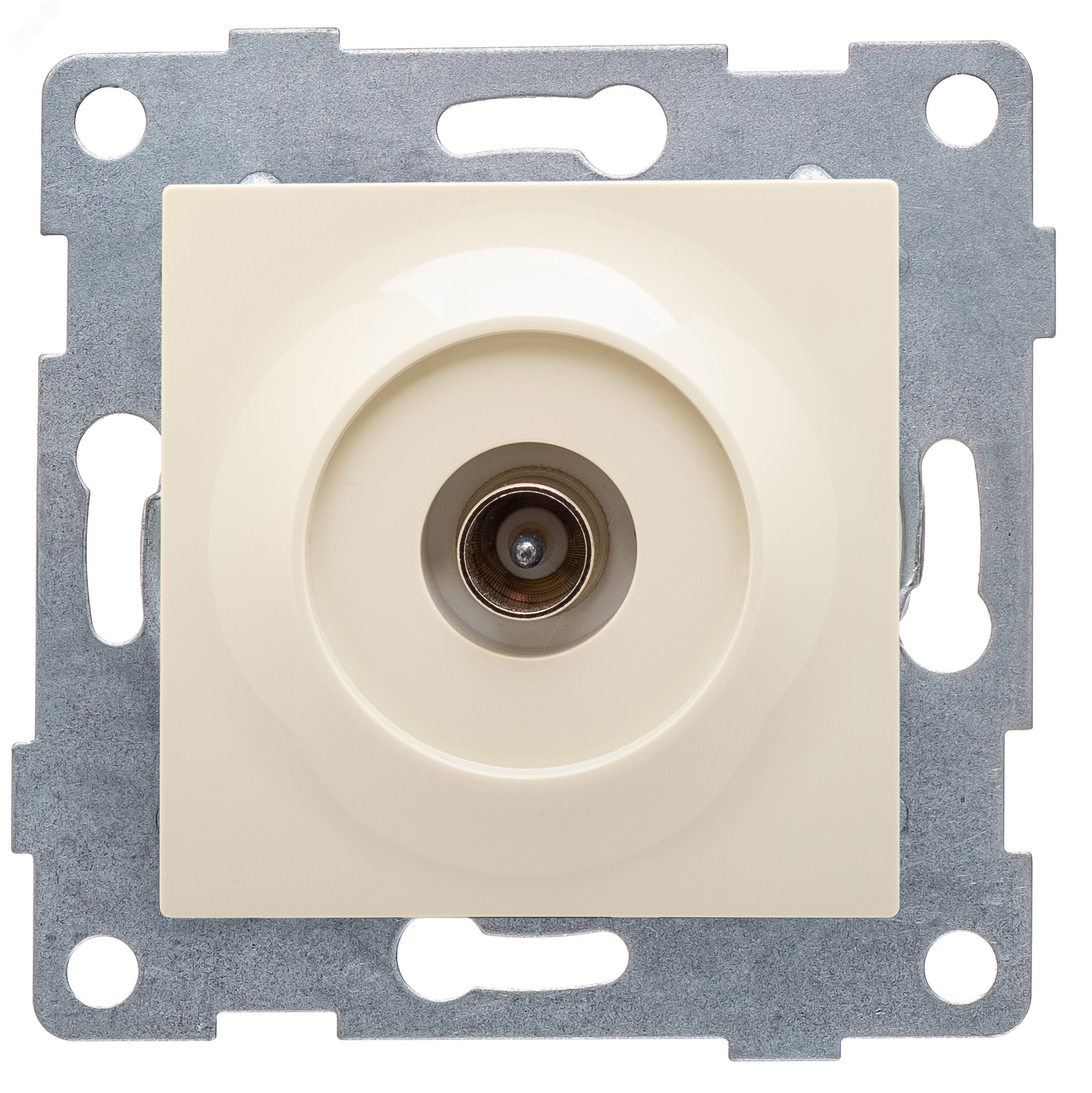 Изображение товара Розетка антенная Ugra от GUSI ELECTRIC, скрытая установка, бежевый цвет