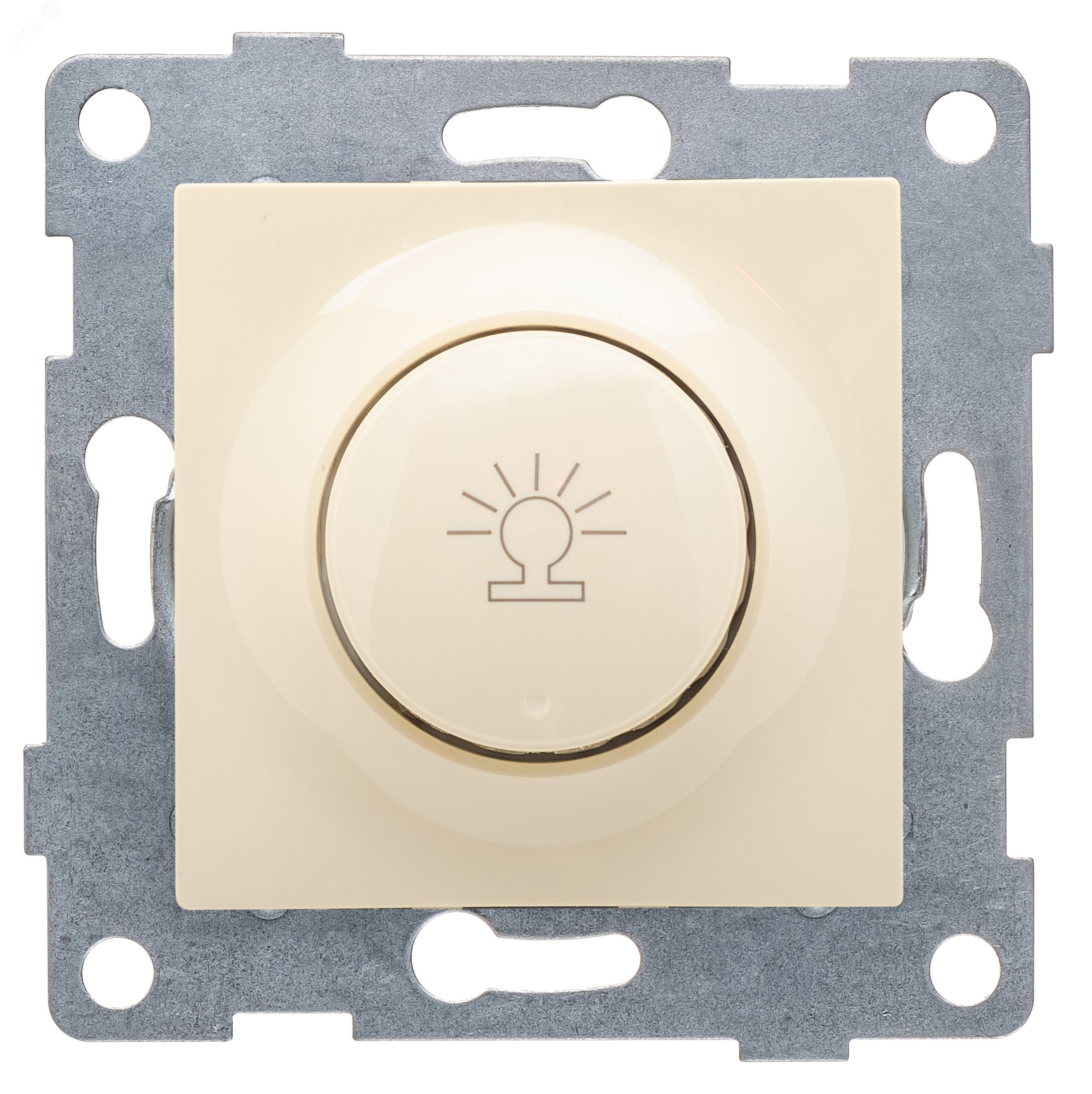 Изображение товара Диммер Ugra 500 Вт механизм накладка вороток бежевый