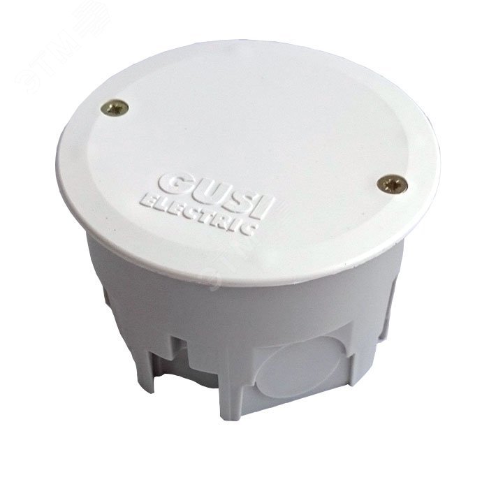GUSI Коробка распределительная круглая 68х45, для сплошных стен, IP30, СП, серый С3В70К GUSI ELECTRIC