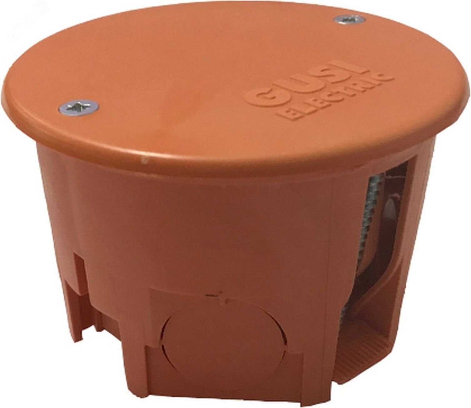 Коробка распределительная круглая 68х45 для полых стен, IP20, СП, оранжевый, негорючая, ПВ-0 С3В70КГ Нг GUSI ELECTRIC