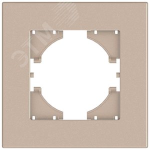 Изображение товара Рамка City 1-местная, шампань (шт)