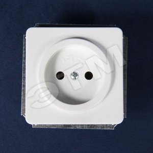 Изображение товара Розетка без заземления в рамку белая (шт)