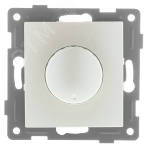 Изображение товара Диммер Bravo, 500 W, механизм, с накладкой и воротком, жемчуг (шт)