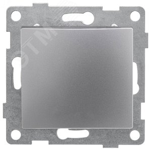 Изображение товара Выключатель самовозвратный Bravo 1кл, механизм, 10А, 250В, серебро (шт)