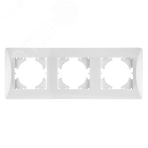 Изображение товара Рамка 3-местная Ugra, белый (шт)