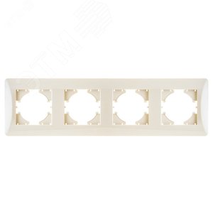 Изображение товара Рамка 4-местная Ugra, бежевый (шт)