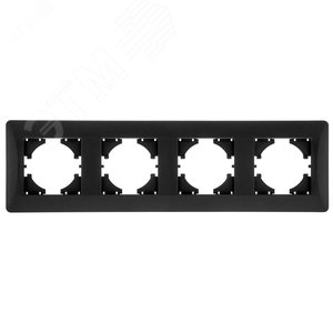 Изображение товара Рамка 4-местная Ugra, графит (шт)