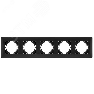 Изображение товара Рамка 5-местная Ugra, графит (шт)