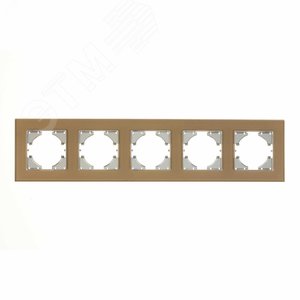 Изображение товара Рамка 5-местная Ugra стекло, шампань (шт)