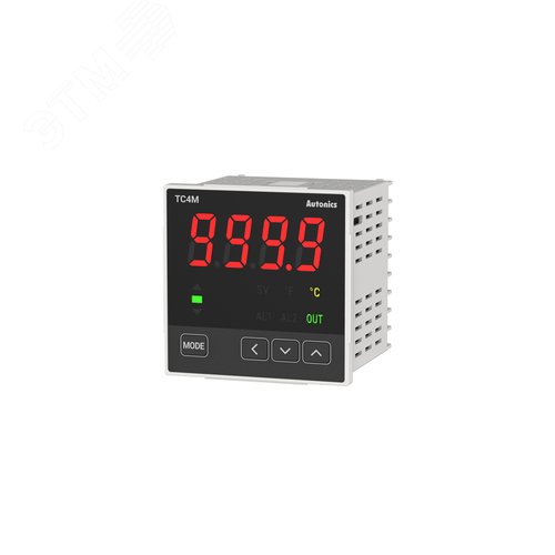 Изображение товара Температурный контроллер TC4M-24R 72 х 72 мм 100-240 В~ выход: релейный или ТТР выход сигнализации - 2 шт. (Китай) (шт)