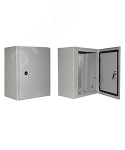 Изображение товара Щит монтажный навесной IP54 400х400х220 металл серый