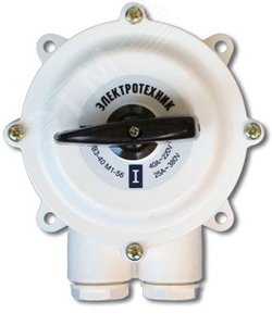 Изображение товара Выключатель пакетный ВП3-40 М1 до 40А IP56 с монтажной платой