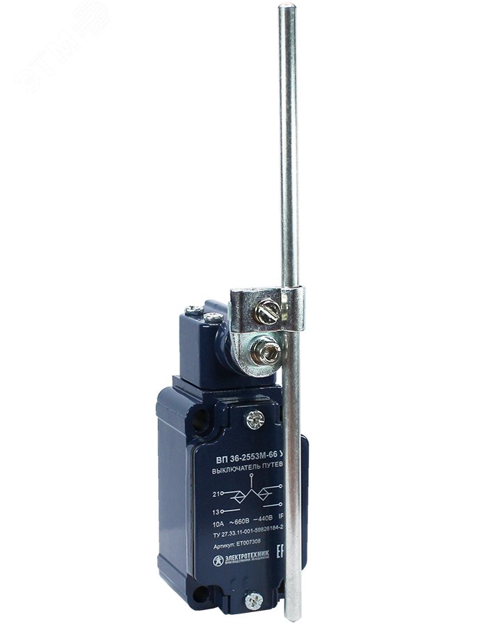 Изображение товара Выключатель концевой Электротехник ET007308 660В 3А
