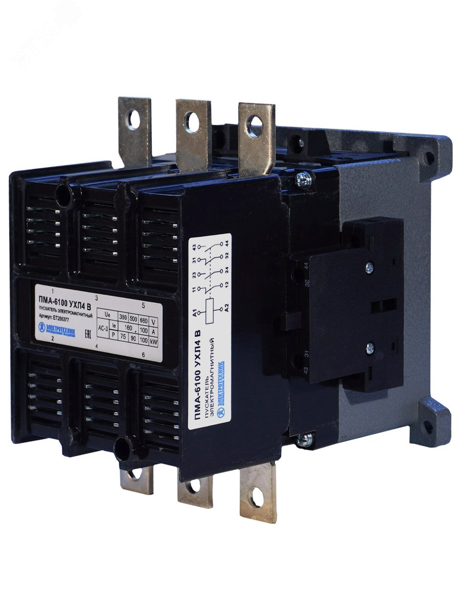 Изображение товара Пускатель электромагнитный ПМА-6100 УХЛ4 160А 380В
