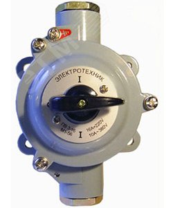 Изображение товара Выключатель пакетный ВП3-16 М1 до 16А силуминовый корпус IP56