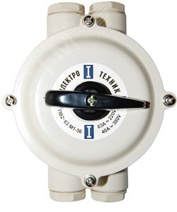 Изображение товара Выключатель пакетный ВП2-63 М1 до 63А пластиковый корпус IP56