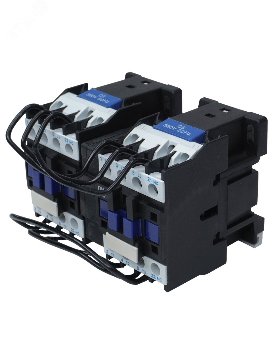 Изображение товара Пускатель электромагнитный ПМЛ-1501 УХЛ4 Б 380В 10А реверсивный IP00