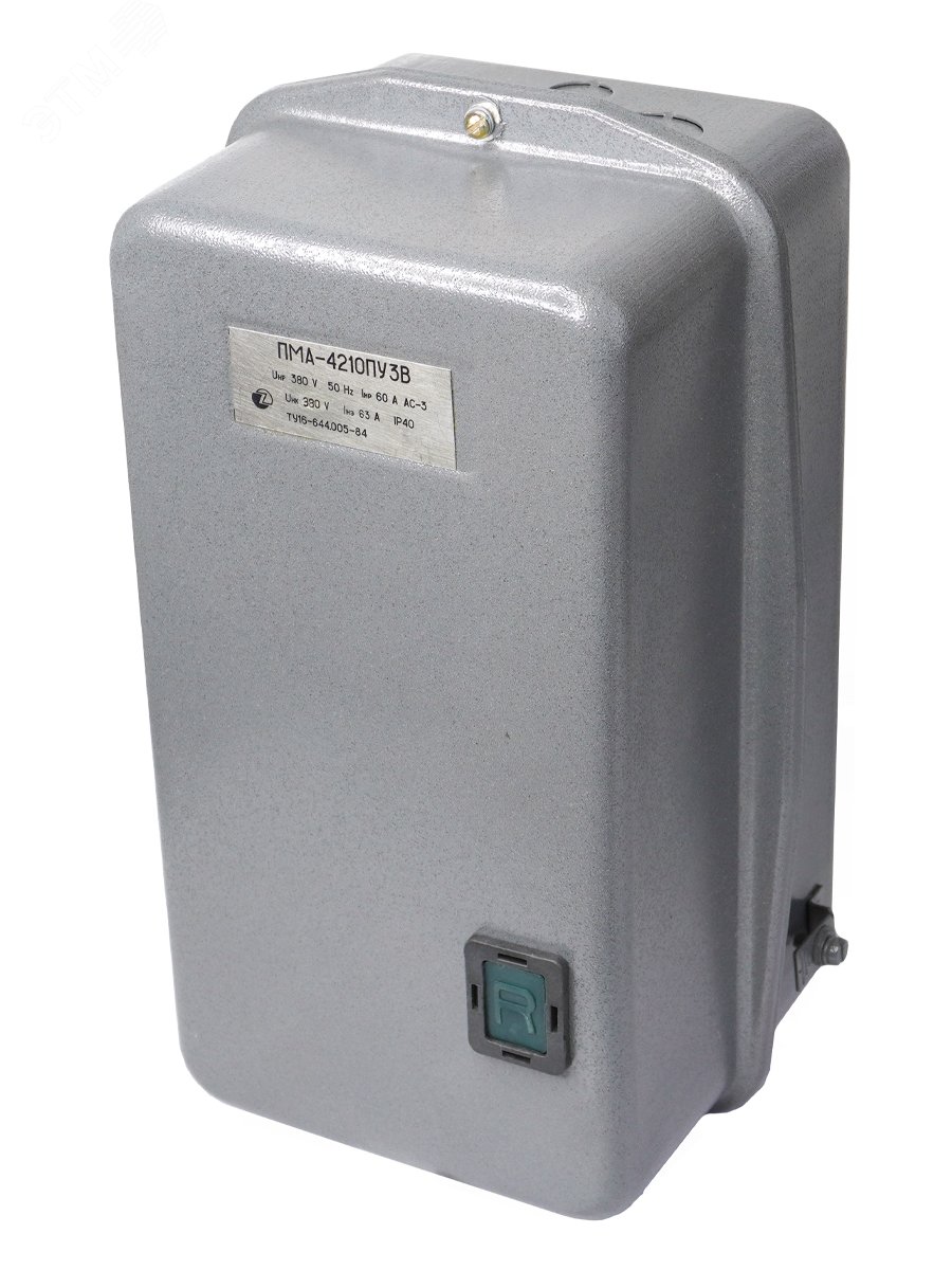 Изображение товара Пускатель электромагнитный ПМА-4210 У3 В 380В 63А нереверсивный с реле РТТ-221П