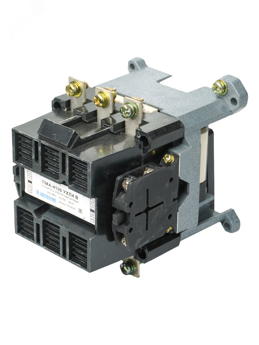 Изображение товара Пускатель электромагнитный ПМА-4100 УХЛ4 В для автоматической защиты