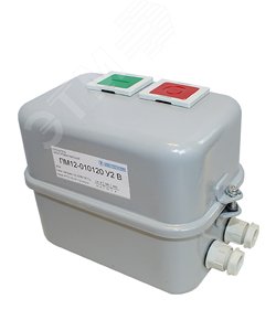 Изображение товара Пускатель электромагнитный ПМ12-010120 У2 В 380В 10А IP54 нереверсивный